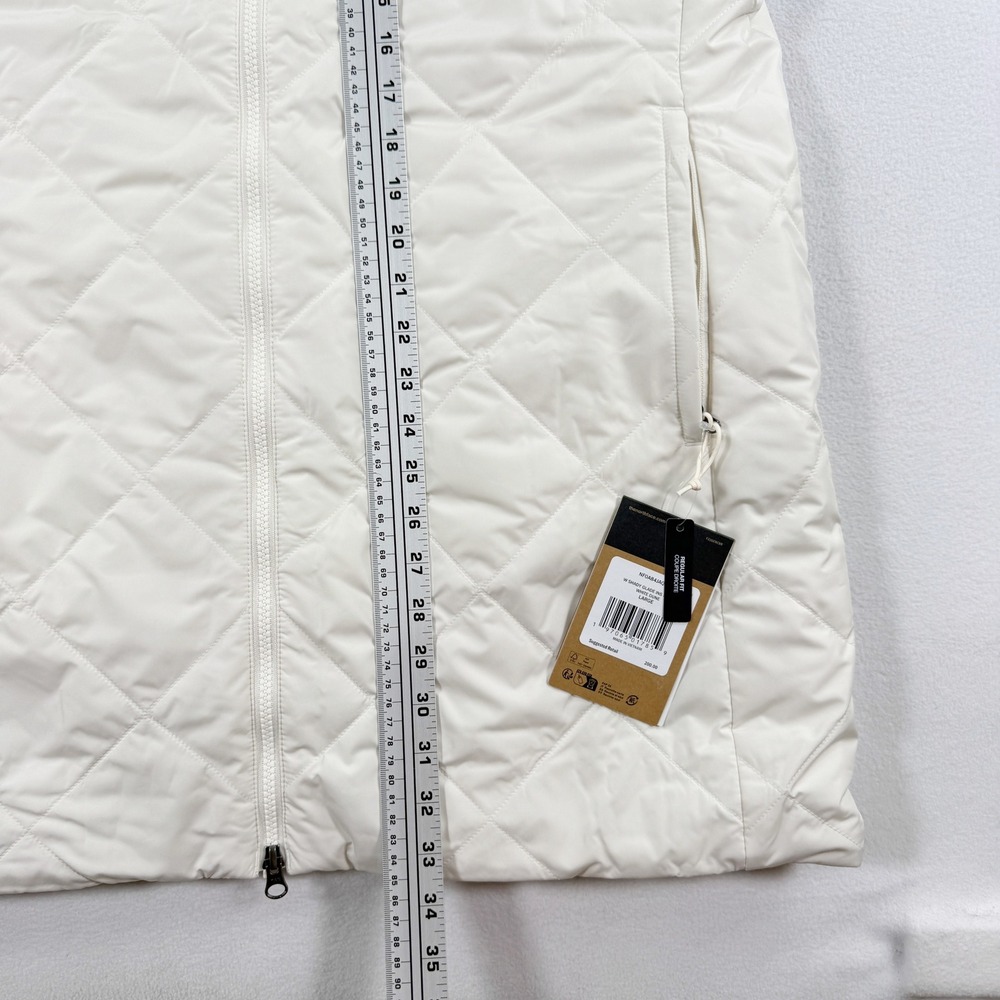 The North Face Shady Glade Parka Shearling Size L Womens White Dune NEW - Picture 9 of 9